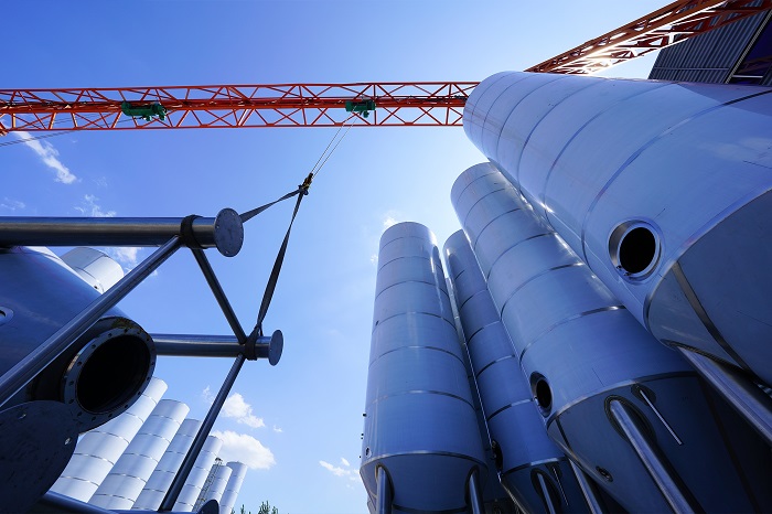 天泰<a href=http://www.yangbailao.com/ target=_blank class=infotextkey>啤酒設備</a>室外發酵罐